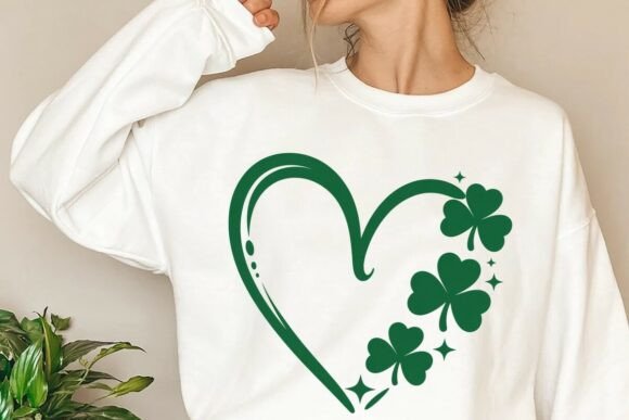 Download Clover Heart SVG, St. Patrick's Day PNG - St. patrick Collection
