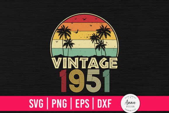 Download Vintage 1951 73rd Birthday Gifts - Premium Bundle