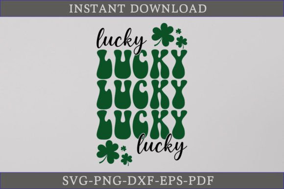 Download St. Patrick's Day Lucky Shirt Retro SVG - St. patrick Collection