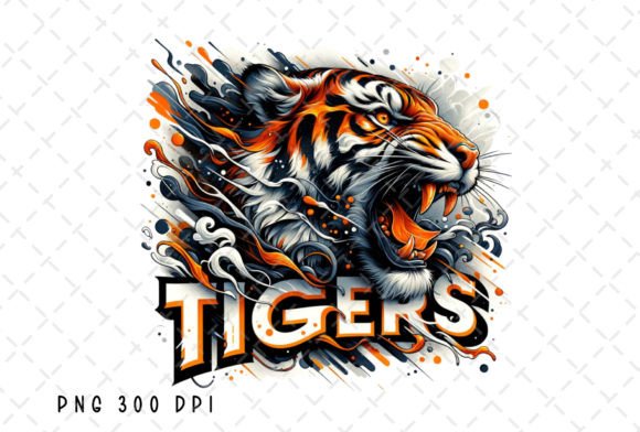 Download Tiger Head Logo Tigers Sublimation PNG - Premium Resources
